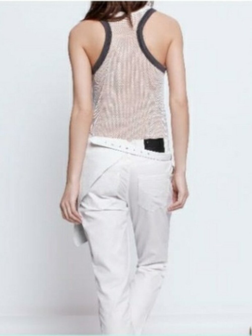 Zadig & Voltaire NEW Weep Fishnet Tank Top Women's M - Picture 3 of 15